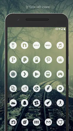 Light Void Pro - White Icons screenshot