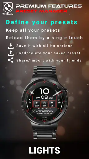 Lights Watch Face screenshot