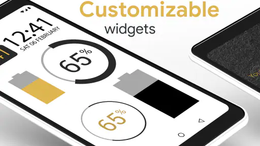 Lines Gold Pro - Icon Pack screenshot