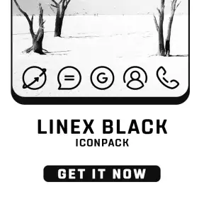 LineX Black Icon Pack screenshot