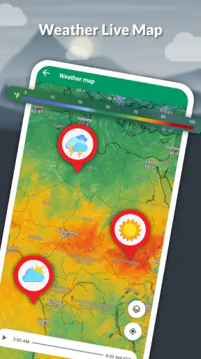 Live weather: Forecast, widget screenshot