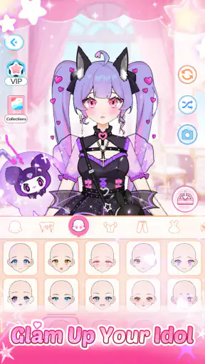 Love Idol: 可愛い女の子の着せ替えメイクゲーム screenshot