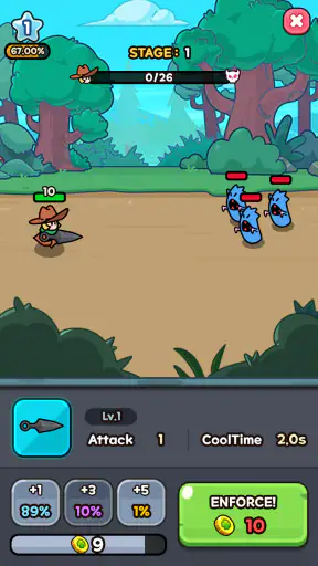 Lucky Heroes! : Defense Game screenshot