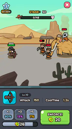 Lucky Heroes! : Defense Game screenshot