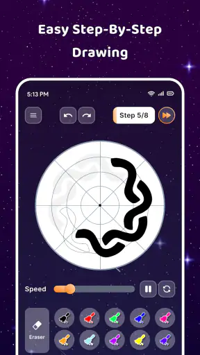 Magic Wheel - Spin Art Drawing screenshot