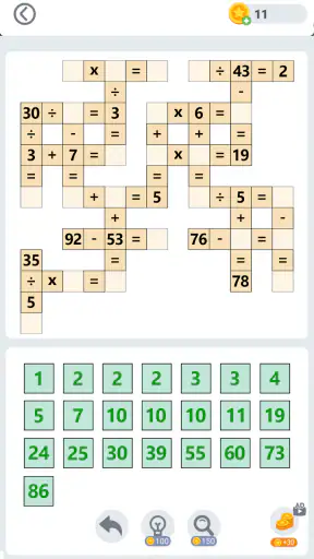 Math Grid - Number Puzzle Game screenshot
