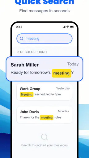 Messages: SMS, Messenger, Home screenshot