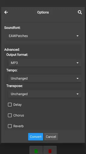 MIDI Converter screenshot