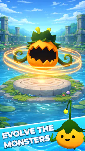 Monster Evolution Run & Battle screenshot