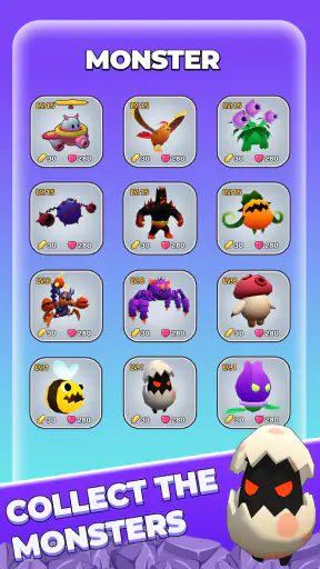 Monster Evolution Run & Battle screenshot