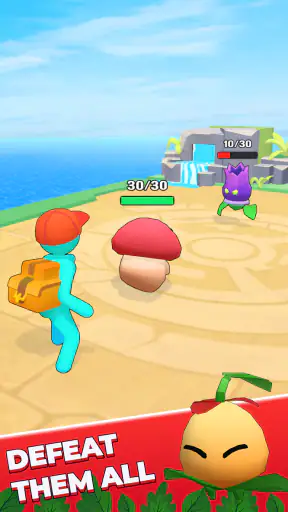 Monster Evolution Run & Battle screenshot