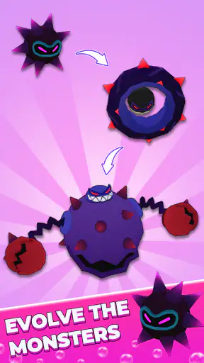 Monster Evolution Run & Battle screenshot