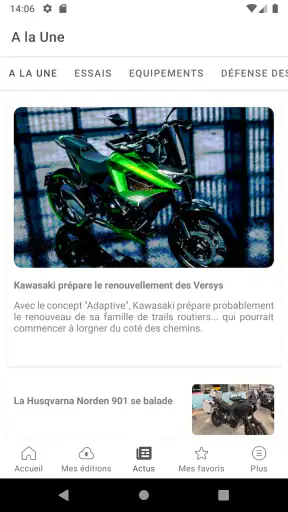 Moto Magazine screenshot