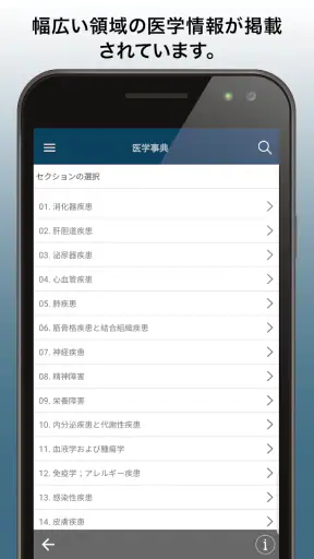 MSDマニュアルプロフェッショナル版 screenshot