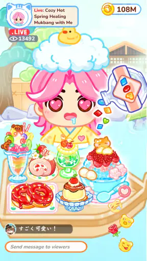 Mukbang ASMR: Idol Livestream screenshot