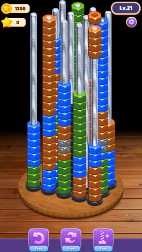 Nut Stack:Sort Puzzle screenshot