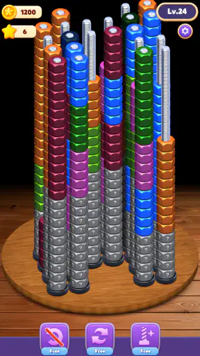 Nut Stack:Sort Puzzle screenshot