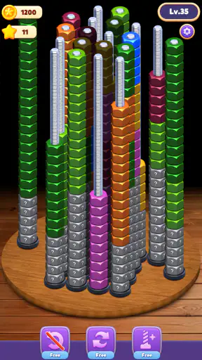 Nut Stack:Sort Puzzle screenshot