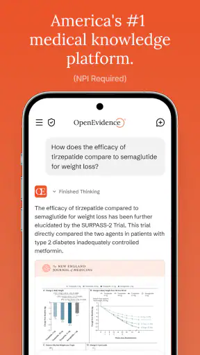 OpenEvidence screenshot