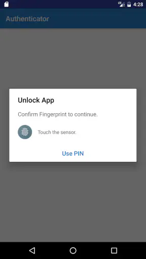 Oracle Mobile Authenticator screenshot