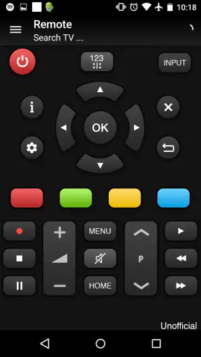Panasonic TV用リモコン screenshot