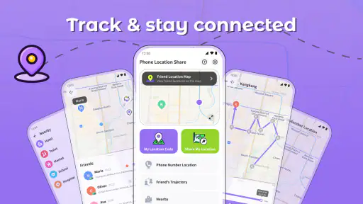 Phone Location Share screenshot