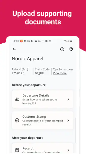 Pie VAT - Tax Free Shopping screenshot