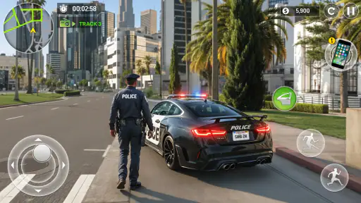 Police Car Chase Drift Games screenshot