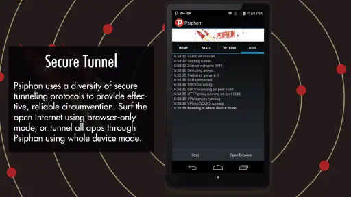 Psiphon: Fast and Secure VPN screenshot