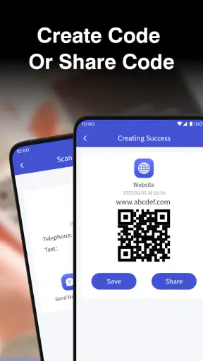 QR Create&Scan screenshot