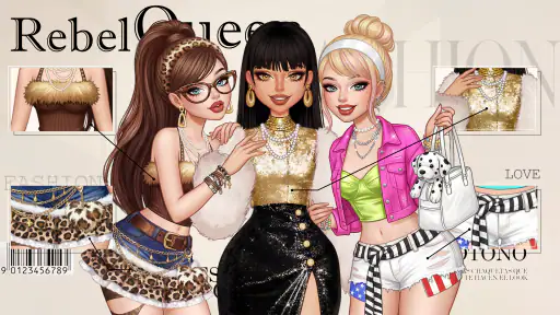 Rebel Glam：ファッションアイドル着せ替え screenshot
