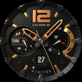 S4U Chicago Golden watch face screenshot