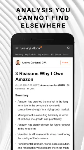 SA Investing: 投資, 株式, 取引所, 分析 screenshot