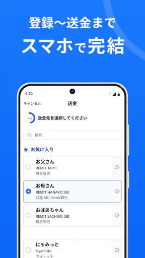 SBI Remit screenshot