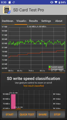 SD Card Test Pro screenshot