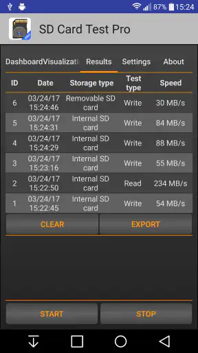 SD Card Test Pro screenshot