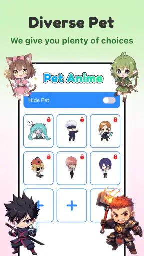 Shimeji anime: Pet On Screen screenshot