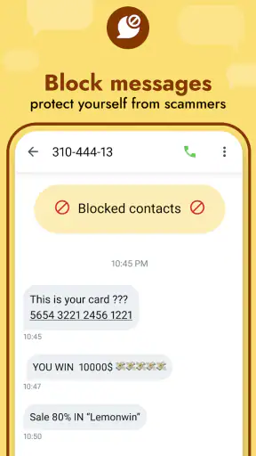 SMSメッセンジャー - SMS アプリ screenshot