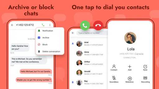 SMSメッセンジャー - SMS アプリ screenshot