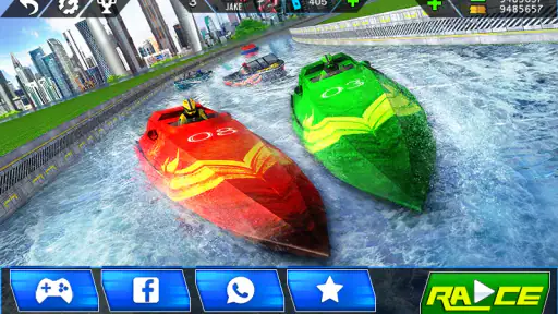 Speed Boat Crash Racing screenshot