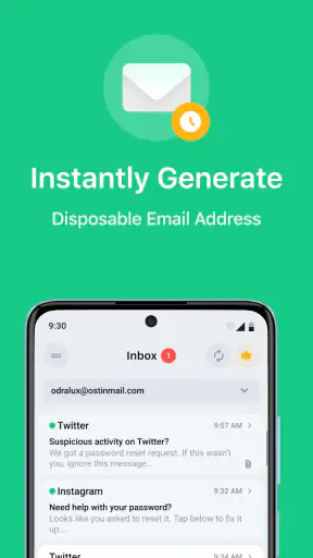 Temp Mail - 一時的なメール screenshot