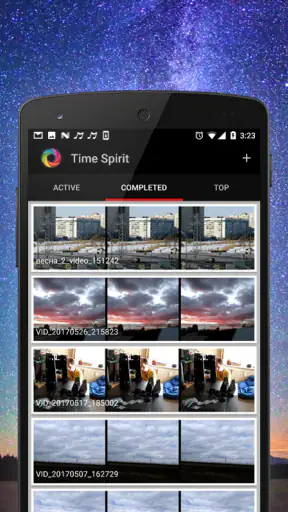 Time Lapse camera screenshot