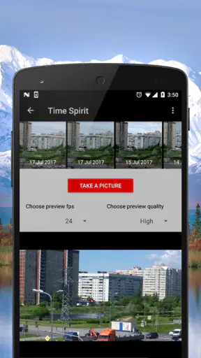Time Lapse camera screenshot