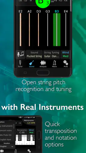 TonalEnergy  チューナーとメトロノーム screenshot