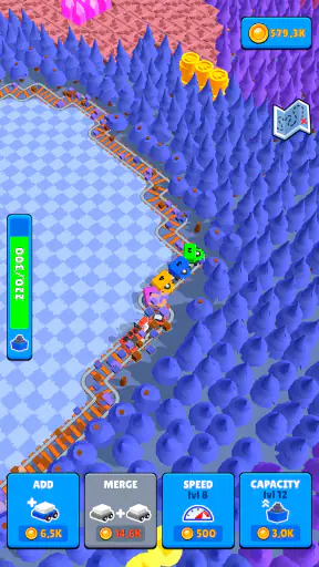 Train Miner：アイドル鉄道ゲーム screenshot