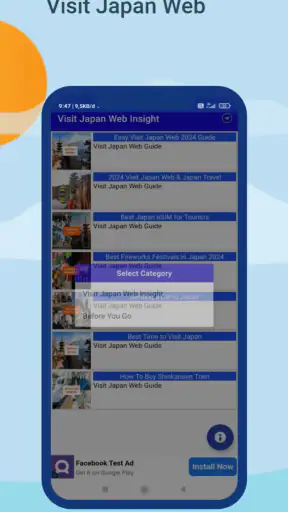 Visit Japan Web Info screenshot