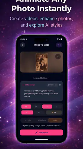 Voxmora – AI Photo & Video screenshot