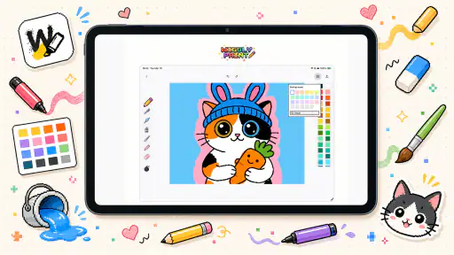 WigglyPaint - Cute Pixel Paint screenshot