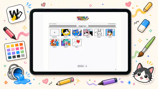 WigglyPaint - Cute Pixel Paint screenshot