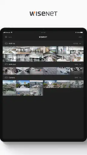 Wisenet mobile screenshot